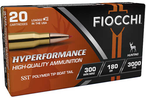 300 Win Mag 180 Grain Ballistic Tip 20 Rounds Fiocchi Ammunition 300 Winchester Magnum